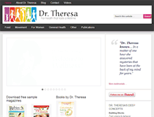 Tablet Screenshot of drtheresa.com